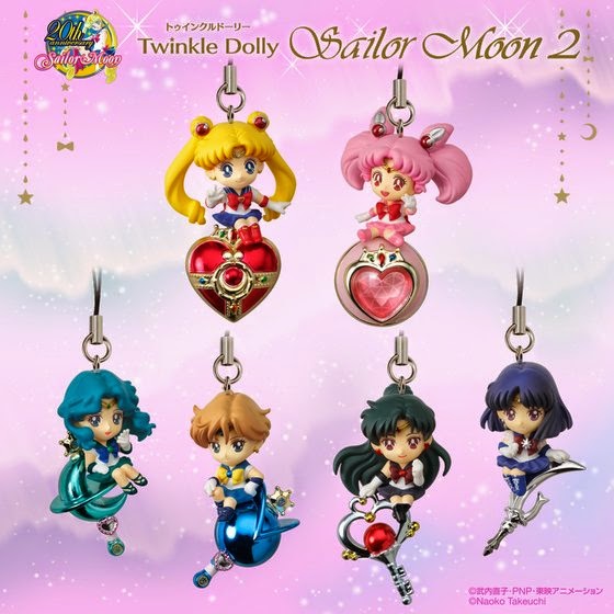 3pcs/Set Anime Sailor Moon Twinkle Dolly PVC Figur Modell Spielzeug 